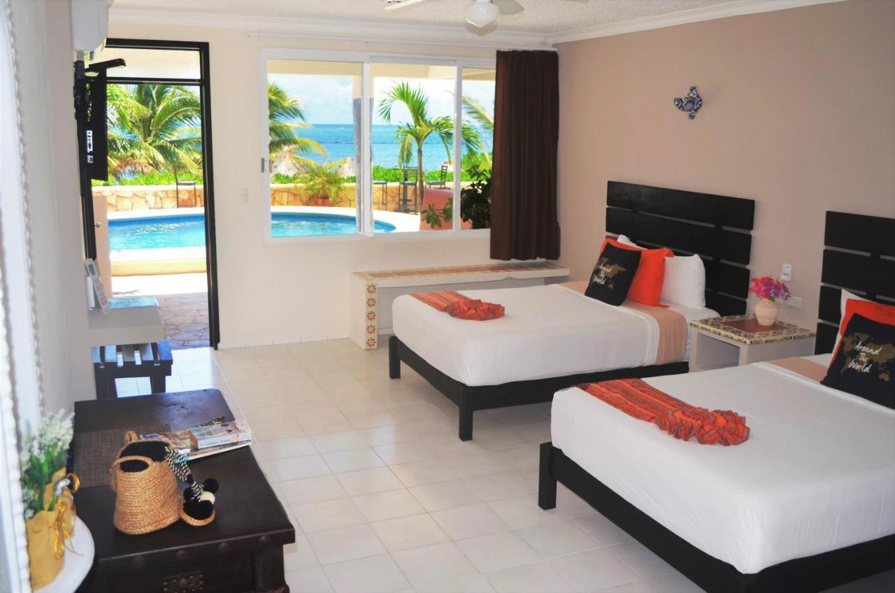 Hacienda Morelos Beachfront Hotel Puerto Morelos Bagian luar foto