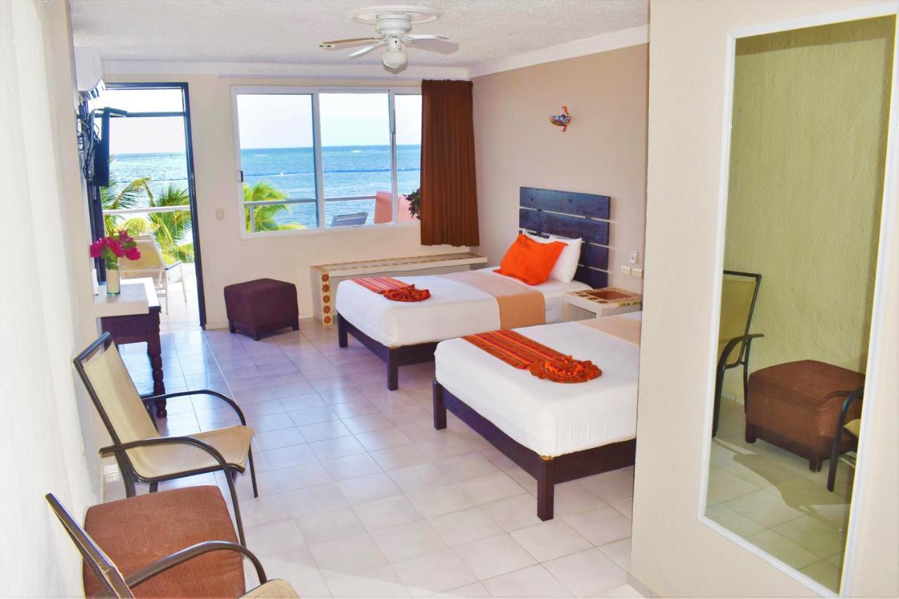 Hacienda Morelos Beachfront Hotel Puerto Morelos Bagian luar foto