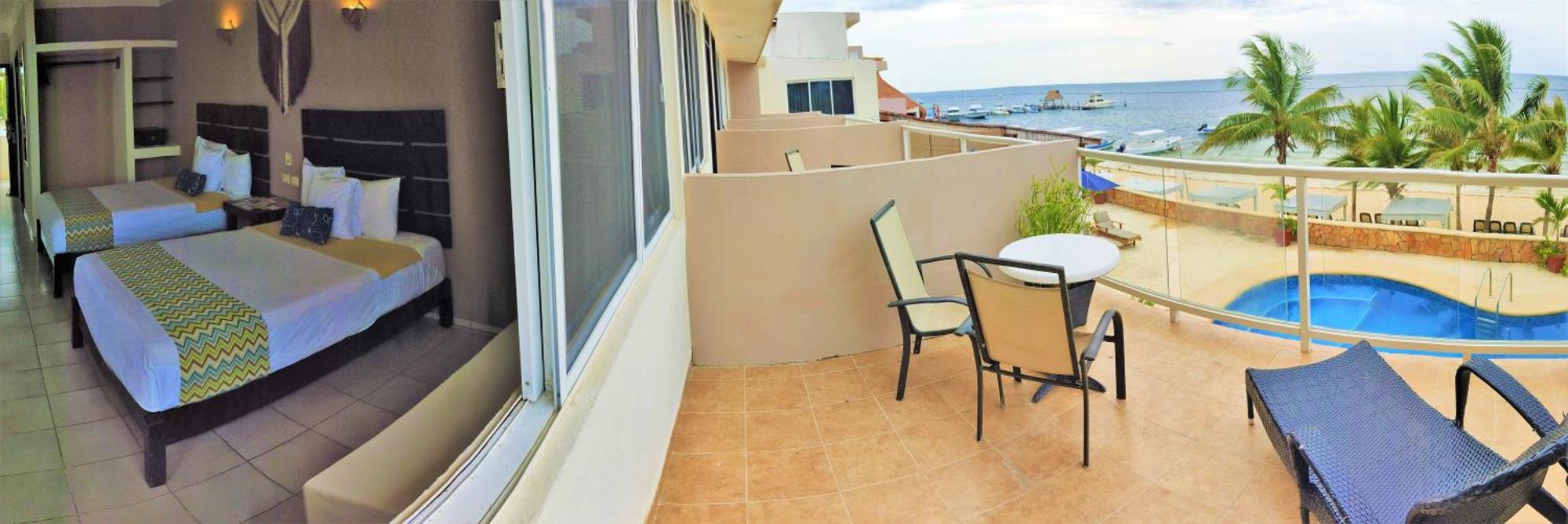 Hacienda Morelos Beachfront Hotel Puerto Morelos Bagian luar foto