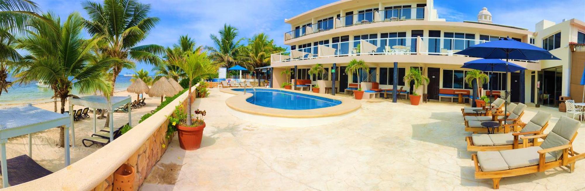 Hacienda Morelos Beachfront Hotel Puerto Morelos Bagian luar foto